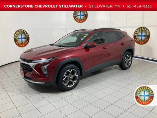 Crimson Metallic 2025 Chevrolet Trax LT