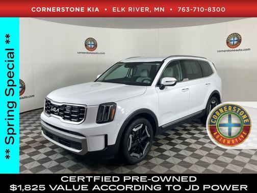 Glacial White Pearl 2023 Kia Telluride S