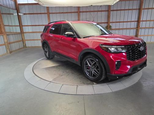 Rapid Red Metallic Tinted Clearcoat 2025 Ford Explorer ST