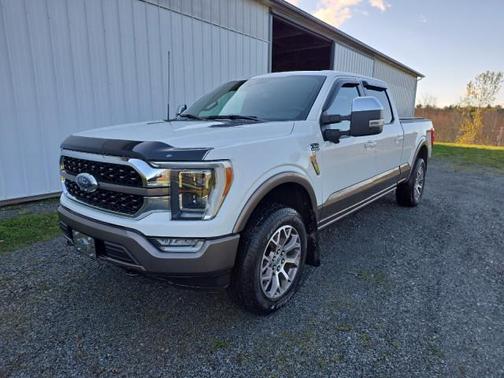 Star White Metallic Tri-Coat 2021 Ford F-150 King Ranch