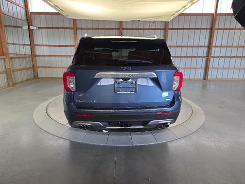 Blue Metallic 2020 Ford Explorer Platinum