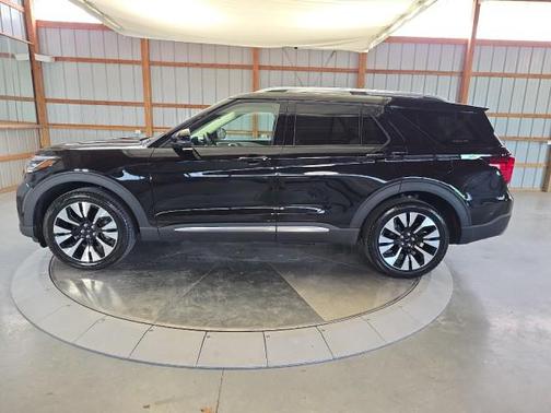 Agate Black Metallic 2026 Ford Explorer Platinum