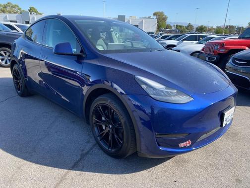 Blue 2021 Tesla Model Y Long Range