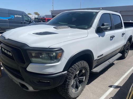 Bright White Clearcoat 2021 RAM 1500 Rebel