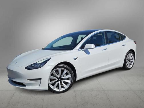 White 2020 Tesla Model 3 Long Range