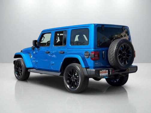 Hydro Blue Pearlcoat 2022 Jeep Wrangler Unlimited 4xe Sahara