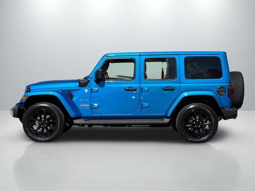 Hydro Blue Pearlcoat 2022 Jeep Wrangler Unlimited 4xe Sahara