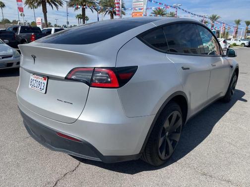Silver 2021 Tesla Model Y Long Range