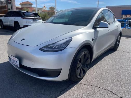 Silver 2021 Tesla Model Y Long Range