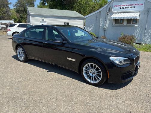 BLACK 2015 BMW 740 Li