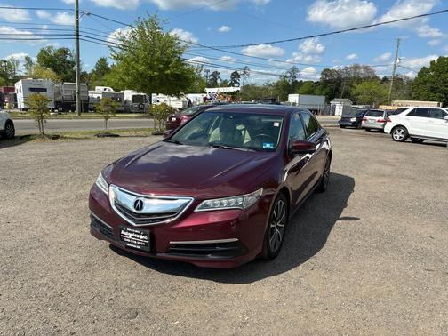 Basque Red Pearl II 2015 Acura TLX V6 Tech
