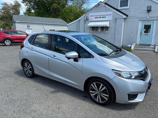 Alabaster Silver Metallic 2015 Honda Fit EX