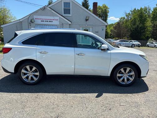 White Diamond Pearl 2014 Acura MDX 3.5L