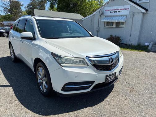 White Diamond Pearl 2014 Acura MDX 3.5L