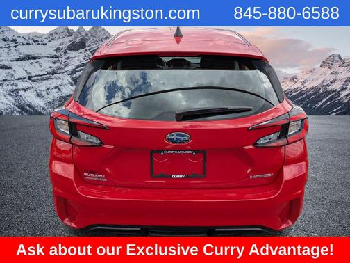 Pure Red 2025 Subaru Impreza Base
