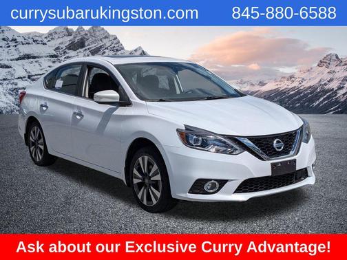 Aspen White 2017 Nissan Sentra SL
