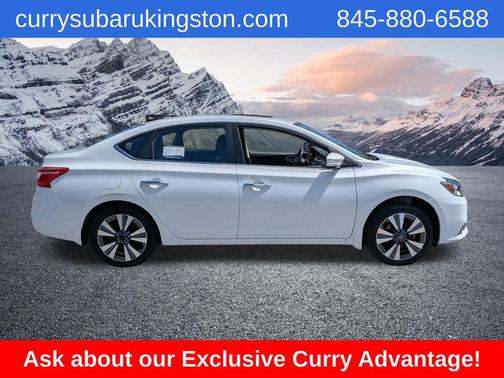 Aspen White 2017 Nissan Sentra SL