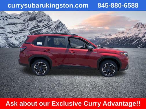 Crimson Red Pearl 2026 Subaru Forester Hybrid Premium