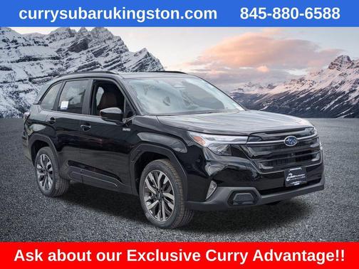 Crystal Black Silica 2026 Subaru Forester Hybrid Touring
