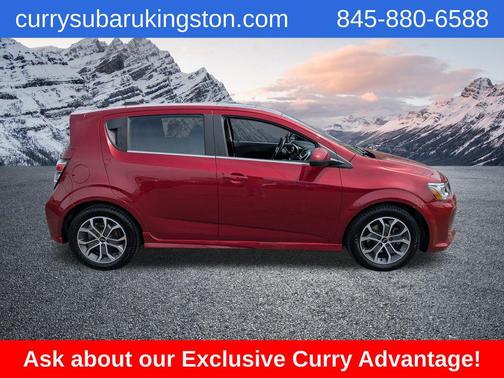 Cajun Red Tintcoat 2019 Chevrolet Sonic LT