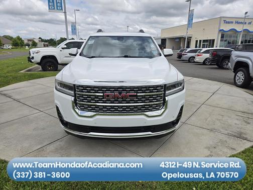 Summit White 2021 GMC Acadia Denali