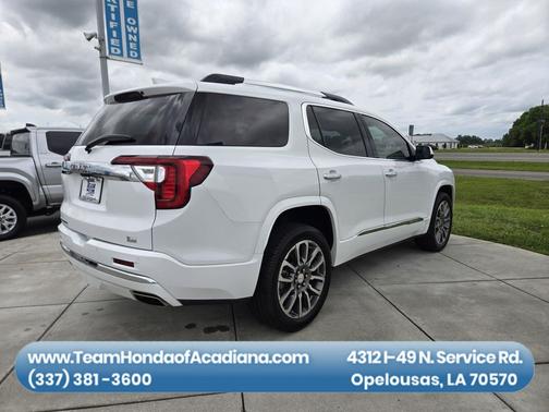 Summit White 2021 GMC Acadia Denali