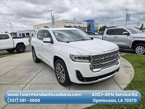 Summit White 2021 GMC Acadia Denali