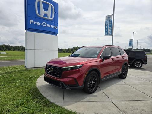 Radiant Red Metallic 2025 Honda CR-V Hybrid