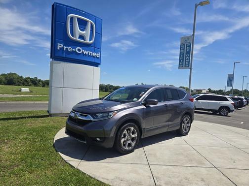 Gray 2019 Honda CR-V EX