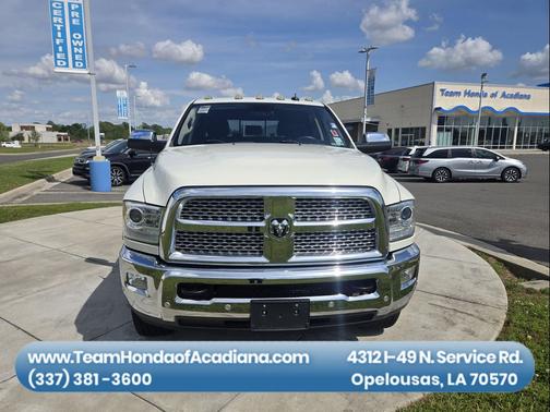 Pearl White 2018 RAM 2500 Laramie Mega Cab 4x4 6'4' Box
