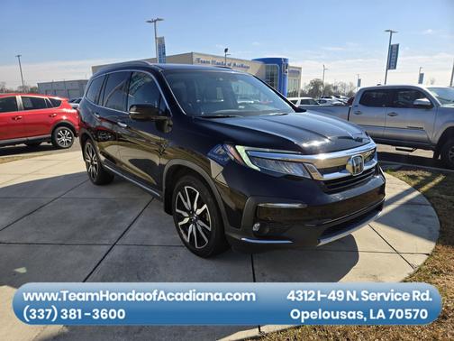 Crystal Black Pearl 2021 Honda Pilot AWD Elite