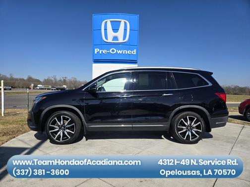 Crystal Black Pearl 2021 Honda Pilot AWD Elite