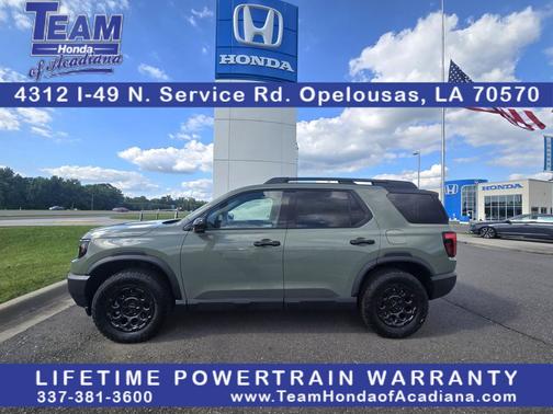 Ash Green Metallic 2026 Honda Passport AWD TrailSport Elite Blackout