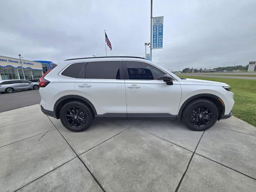 Platinum White Pearl 2025 Honda CR-V Hybrid Sport FWD