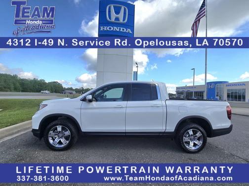 Platinum White Pearl 2026 Honda Ridgeline RTL