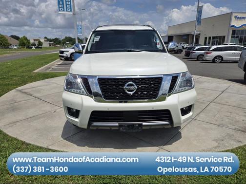 Pearl White Tricoat 2019 Nissan Armada SL