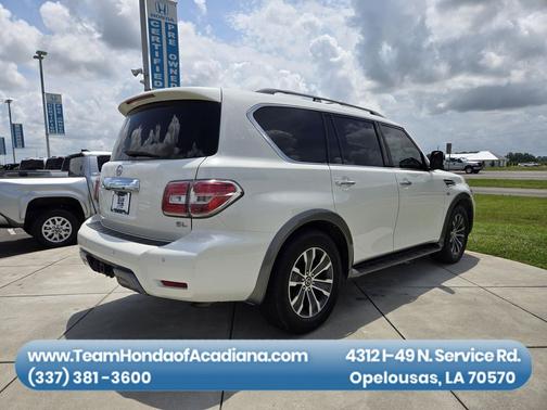 Pearl White Tricoat 2019 Nissan Armada SL