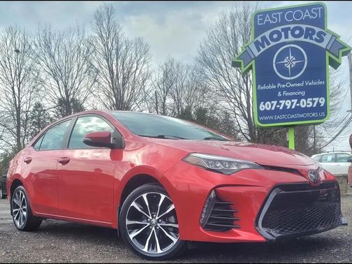 Barcelona Red Metallic 2019 Toyota Corolla XSE