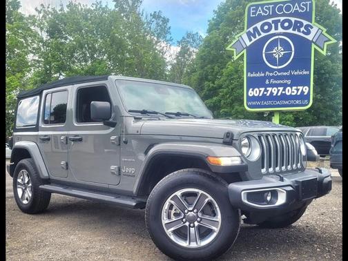 Gray 2021 Jeep Wrangler Unlimited Sahara
