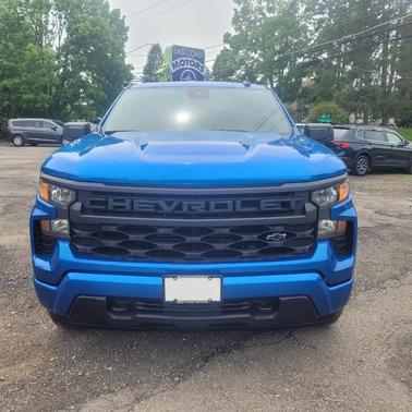 Glacier Blue Metallic 2024 Chevrolet Silverado 1500 Custom
