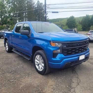Glacier Blue Metallic 2024 Chevrolet Silverado 1500 Custom