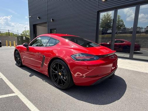 Carmine Red 2025 Porsche 718 Cayman