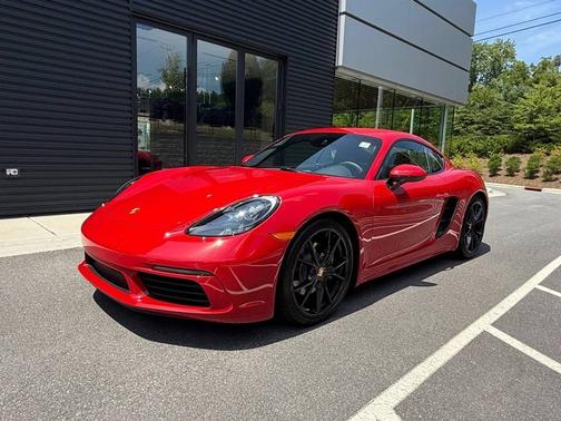 Carmine Red 2025 Porsche 718 Cayman