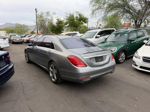 Silver 2015 Mercedes-Benz S-Class S 550 Sedan 4D