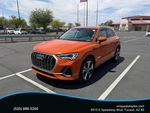 Pulse Orange 2020 Audi Q3 45 S line Prestige