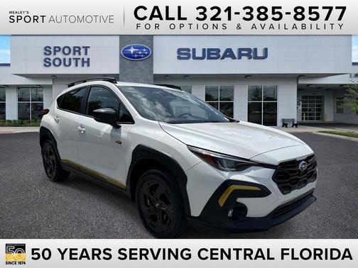 Crystal White Pearl 2024 Subaru Crosstrek Sport