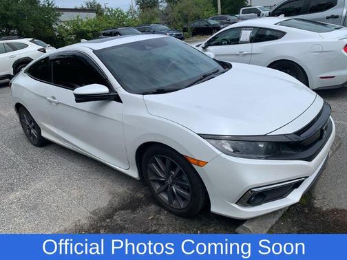 Platinum White Pearl 2019 Honda Civic EX