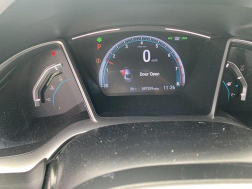 Platinum White Pearl 2019 Honda Civic EX