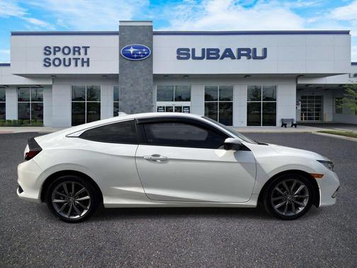 Platinum White Pearl 2019 Honda Civic EX