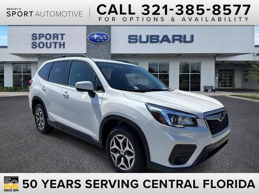 Crystal White Pearl 2019 Subaru Forester Premium